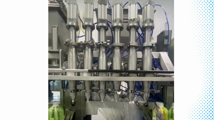 Máquina llenadora presurizada para líquidos